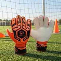 Goalkeeper Gloves with Finger Protection Shielded Orange 8