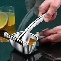 Tvirtas metalinis citrinų sulčiaspaudis - Lengvas rankinis citrusinių vaisių presas sulčiaspaudė Ergonomiškas ir patvarus šviežioms sultims Obuolių sulčiaspaudė restoranui balta