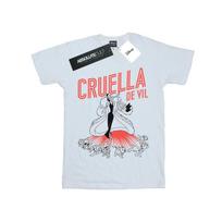 Disney Womens/Ladies Cruella De Vil Dalmatians Cotton Boyfriend T-Shirt S