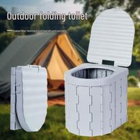 Portable Folding Emergency Toilet for Camping & Car Travel Black Toilet