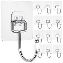 20 Stiprių Lipnių Sieninių Kabliukų Rinkinys, ONE SIZE
