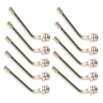 10Pcs Truck Wheel Valves Stems Corrosion Resistant Copper TR545D Valves Stem for 22.5  & 24.5  Aluminum Wheels 1