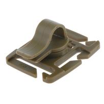 Outdoor Hydration Pack Water Bladder Drinking Tube MOLLE Webbing Clip Holder Plastic Dia. 8-10 mm