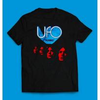 UFO Flying Rock Band  T Shirt  Unisex T-Shirt XXXXL