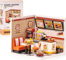 Mini namas 3D konstruktorius Rolife Yum Yum Burgers, DW010, 110 d.