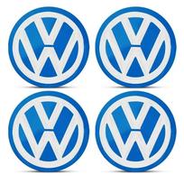 VW Naujam 56mm Emblemai Ratų Centriniai Dangteliai Lipdukai Automobilio Ratlankio Dangtelio Aksesuarai Volkswagen CC Golf 6 7 GTI Tiguan Passat B