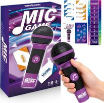 Mic Karaoke Party Game The Family Karaoke Game Board Set 2-10Players Board Game For Bad Singers 125Lyric Cards  New