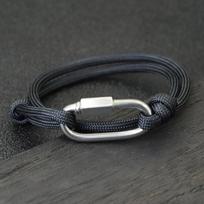 Noter Carabiner Paracord Bracelet For Men Outdoor Adventure Emergency Rescue Braclet Gift For Boyfriend Hiphop Rock Braslet