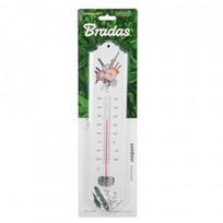 Outdoor Window Thermometer, Metal, Range: -25/50 Degrees C, Length 20 Cm