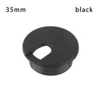 35/50mm Plastikinis biuro kompiuterio laido skylės dangtelis Stalo laido tvirtinimo elementas Laido laikymo skylė Kompiuterio stalo priedai 1 vnt.