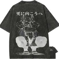 benber Mirko T Shirt My Hero Academia Men Acid Wash Oversized Anime Rabbit Hero Graphic Cotton Streetwear Plus Ultra Manga Vintage Tee Top S gray