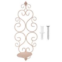 14.96x5.51x4.33 in Gold Tone Candlestick Golden Wall Candle Decor  Indoor Space