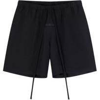 Fear Of God Essentials SS25 Oxford futbolo šortai Vyriški šortai Jet-Black 160SP254600F S