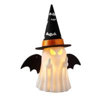 Halloween Figurine with Finger and Heart Gesture for Seasonal Home Decor One Size