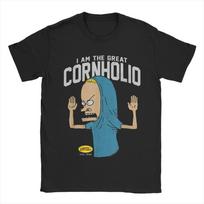 Great Cornholio Beavis and ButtHead T-shirt XL blue
