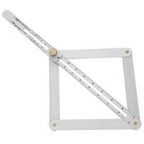 Aluminum Alloy Angle Measuring Ruler 0-170° Construction Protractors  DIY Rule Tool