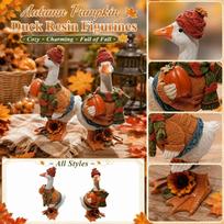 Pumpkin Resin Figurine for Home Decor - Fall Tabletop Ornament for Thanksgiving, Display, Shelf Decoration One Size