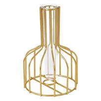 Iron Test Tube Vase Hollow Frame Decorative Hydroponic Vase Flower Arrangement Vase  Office Decor 1