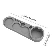 Non-Slip Coffee Tamper Mat Heat Resistant Coffee Tools Organizer Espresso Tamping Station  Cafe Use