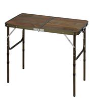 CAPTAIN STAG Outdoor Folding 90 x 45 Height Person Bistro Table, Table, cm, 4-level Adjustment, 2-4 Capacity, Aluminum, UC-572