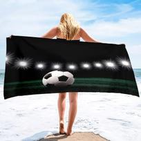 Cross Football Series Seaside Vacation Beach Towel Swimming Bath Towel Microfiber Sports Towel For more sizes, contact customer service.
