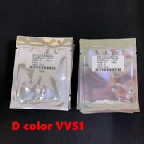 2026 Hot Selling Factory Direct Sales 0.7-2.9mm Melee Small Synthetic Lab Grown Diamond Loose Melee Moissanite 0.8mm(approximately 350pcs/carat)