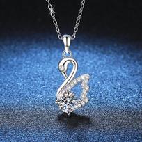 Swan Pendant Necklace for Women: Elegant, Luxurious, Light Design - Perfect Clavicle Gift for Girlfriend, 2026 Niche Edition