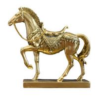 Yousheng Resin Running Horse Statue Miniature Simulation Pony Figurine Animal Sculpture Home Office Desktop Decoration Ornament B auksinė