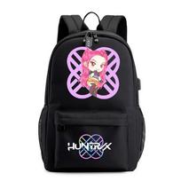 Anime Cartoon K-pop Printed Backpack for Teenager Student Girl Boy Bookbag Schoolbag Women Large Capacity Waterproof Travel Bag Kid Gift