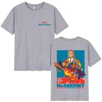 Rock Paul McCartney Returns To Tour 2025 Summer Hip Hop Fashion Cotton Printed Loose Cotton Tshirt for Men  Women M