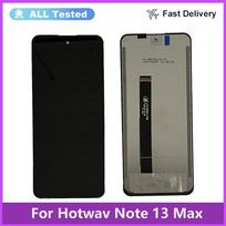 Pilnas LCD ekrano ir skaitmenintuvo surinkimas, skirtas Hotwav Note 13 Max gray