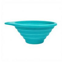 1/2Pcs Fine Mesh Filter Funnel Collapsible Silicone Funnel with 40 Mesh Stainless Steel Strainer Coffee Tea Cocktails Wine Flour Sifting Matcha Powder 1pc