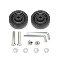 2PCS Practical Luggage Roller Wheels Universal Replacement Casters Abrasion Resistant Plastic for Travel Bags