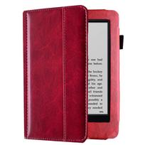Funda e-Reader Protective Case Anti Scratch Magnetic Closure Flip Shell 2011 2012 Shockproof for Kindle Touch D01200 raudona