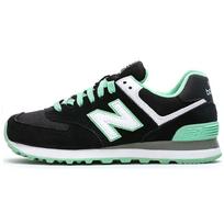 (WMNS) New Balance 574 'Black Pistachio' Women's WL574CPC EU 35 black