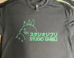 STUDIO GHIBLI My Neighbor totoro GREEN Anime T shirt tee XXL