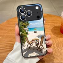 Thin Ring Magnetic For Magsafe Case For iPhone 17 Pro Max Case iPhone 16 15 14 13 Pro Max 17E Romantic Scenery Print Hybrid TPU+PC Matte Cover iPhone 13 Pro Max