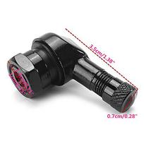90 Degrees CNC Aluminum Valve Extension Motorcycle Metal Gas Nozzle Valve Adaptor Tyre Valve Extension Color: a lot of color as the photo show