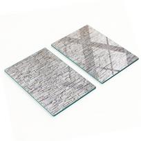 Dekoracyjne Deski Szkło Hartowane Do Krojenia Mur Kamienny 2X40X52 Cm