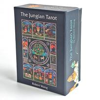 The Jungian Tarot Deck in Rigid Box 10.5*7.5cm, 78 Double-embossed Cards for Active Imagination, Jung Archetypes, Psychology įvairiaspalvis