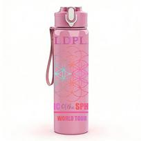 1PC Coldplay Rock Band Vintage Album Print 750ml Portable Sports Water Bottle Leakproof Gym Outdoor Travel Drink Cup Pack of 1