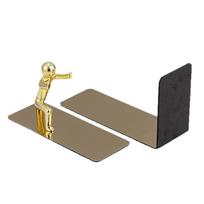 Kung Fu Man Bookends Book Holders Shelf Metal Book End Decorative Bookends Book Stoppers Creative Bookends for Student 1