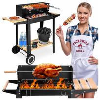PARIL garden charcoal grill on wheels