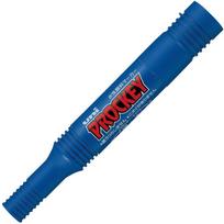 Mitsubishi Pencil Procky Twin Sign Fine Broad Pack of 10 Water-Based Pen, + Tip, Blue, PM150TR.33,
