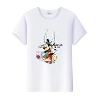 Disney Cartoon Summer Blouses Men T-shirt White Short Sleeve Tees Gothic Women Tshirt Ladies Mickey Mouse Tops Oversized Clothes M