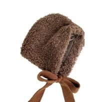 Windproof Lamb Wool Cap Balaclava Winter Plush Beanies Retro Ear Protective Hat  Student