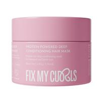 Fix My Curls Protein-Powered Deep Conditioning Hair Mask| Avocado Oil, Amla for Strengthening, Hydrating & Restoring Curls| Enhances Bounce, Adds Shi white