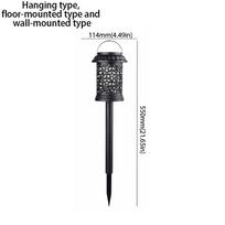 Waterproof Solar-Powered Mosquito Killer Lamp Floor-Mounted Mosquito Trap  Household Use Style B