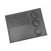 Kavos tamperio kilimėlis Baristos tamperio padėklas Daugkartinio naudojimo pupelių presas Espresso silikoninis for 51 53 58mm Gray