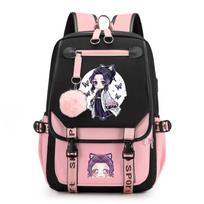 Miela Kawaii rašto kuprinė Paauglių gatvės anime kuprinė Kuprinė USB kuprinės